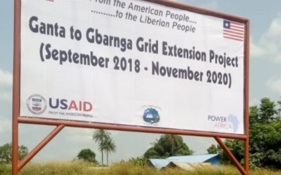 APSCO Constructs Power Grid Extension Line for Liberia